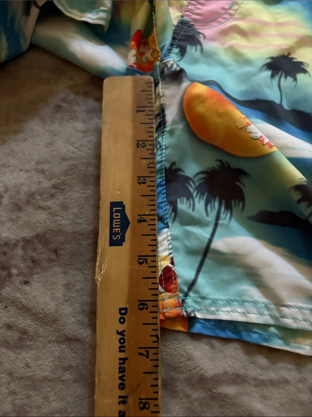 Neff  Aqua Tropical Duck Swim Shorts 🌵large